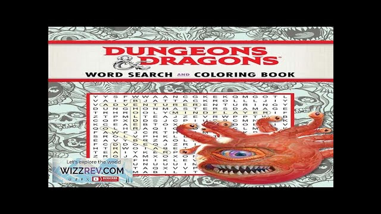 Dungeons & Dragons: Word Search & Coloring Book Review