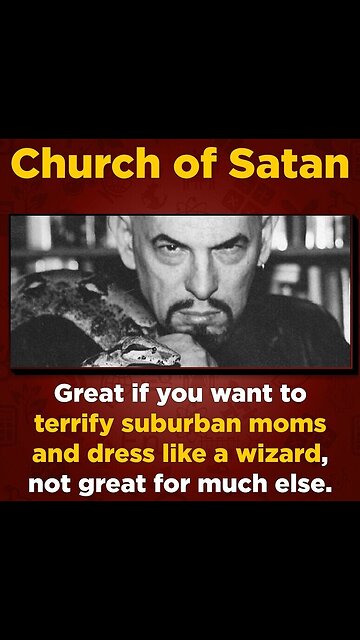 Anton Lavey & the Church of Satan was just CONTROLLED OPPOSITION for Talmudic Satanism.