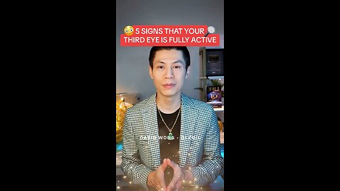 5 SIGNS THAT YOUR THIRD EYE IS FULLY ACTIVE