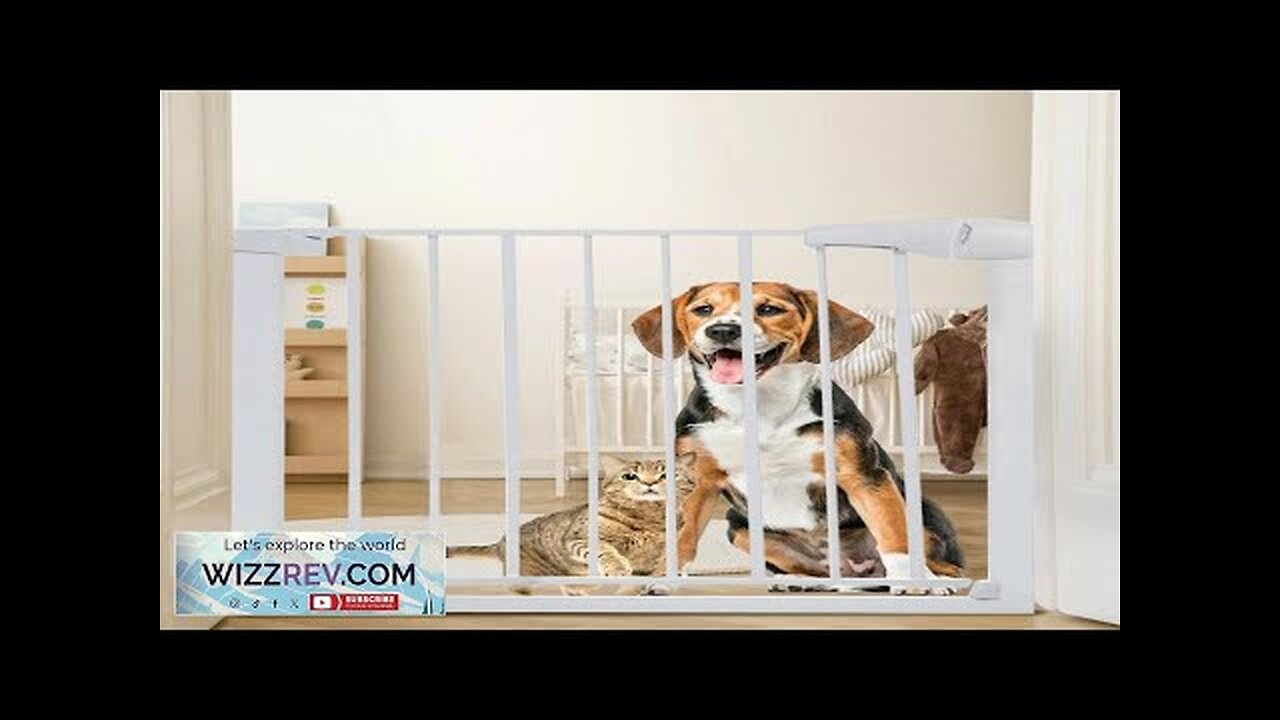 Extra Wide Baby Gate Baby Fences Kids Play Gate Large Pet Gate Review