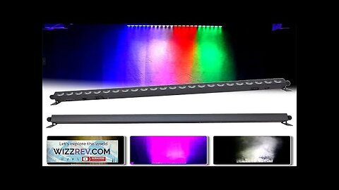 RGBW 4IN1 LED 24x4W Bar Wall Wash Effect Strobe DMX512 Music Control Review