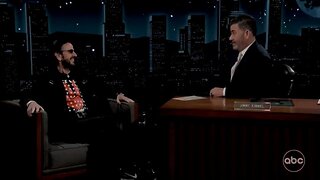 TDS Addled Jimmy Kimmel Asks Ringo Starr If He's Worried About Being Deported