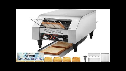 VEVOR Commercial Conveyor Toaster 150 Slices/Hour Conveyor Belt Toaster Heavy Duty Review