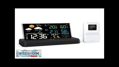 Wireless Indoor Outdoor Weather Station VA Color Screen Temperature Humidity Sensor 500 Review