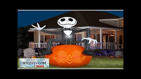 Jack Skellington Airblown Outdoor Halloween Decoration Review