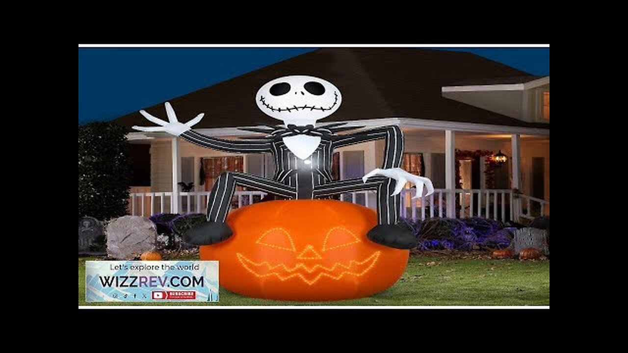 Jack Skellington Airblown Outdoor Halloween Decoration Review