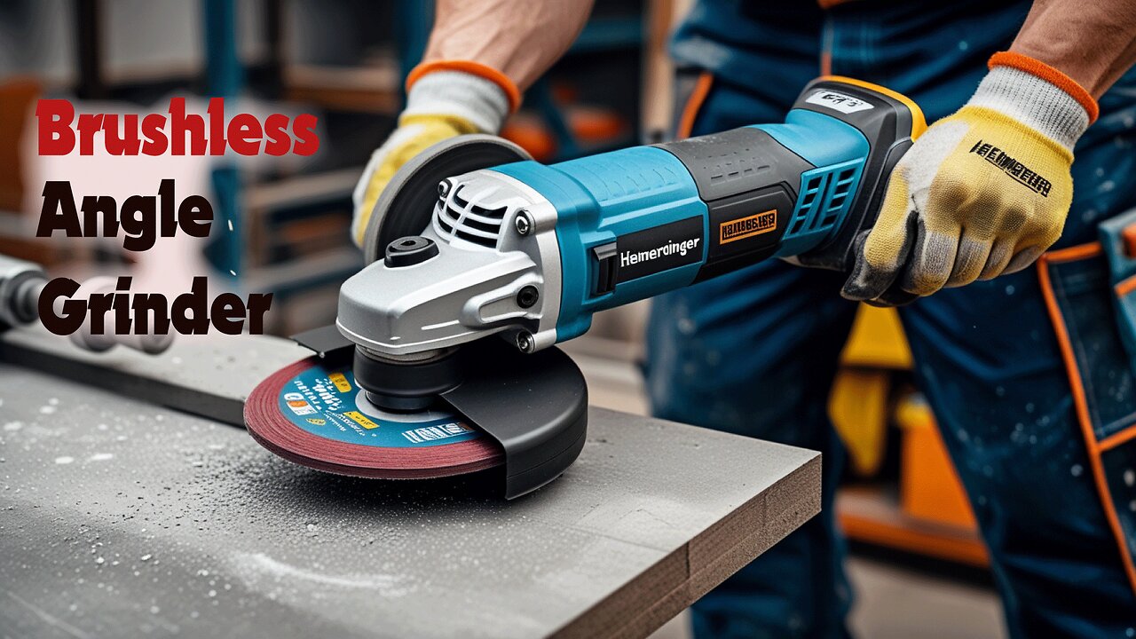 Cordless Brushless Angle Grinder