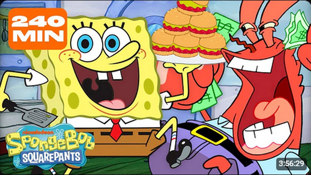 4 HOURS Inside the Krusty Krab _ SpongeBob