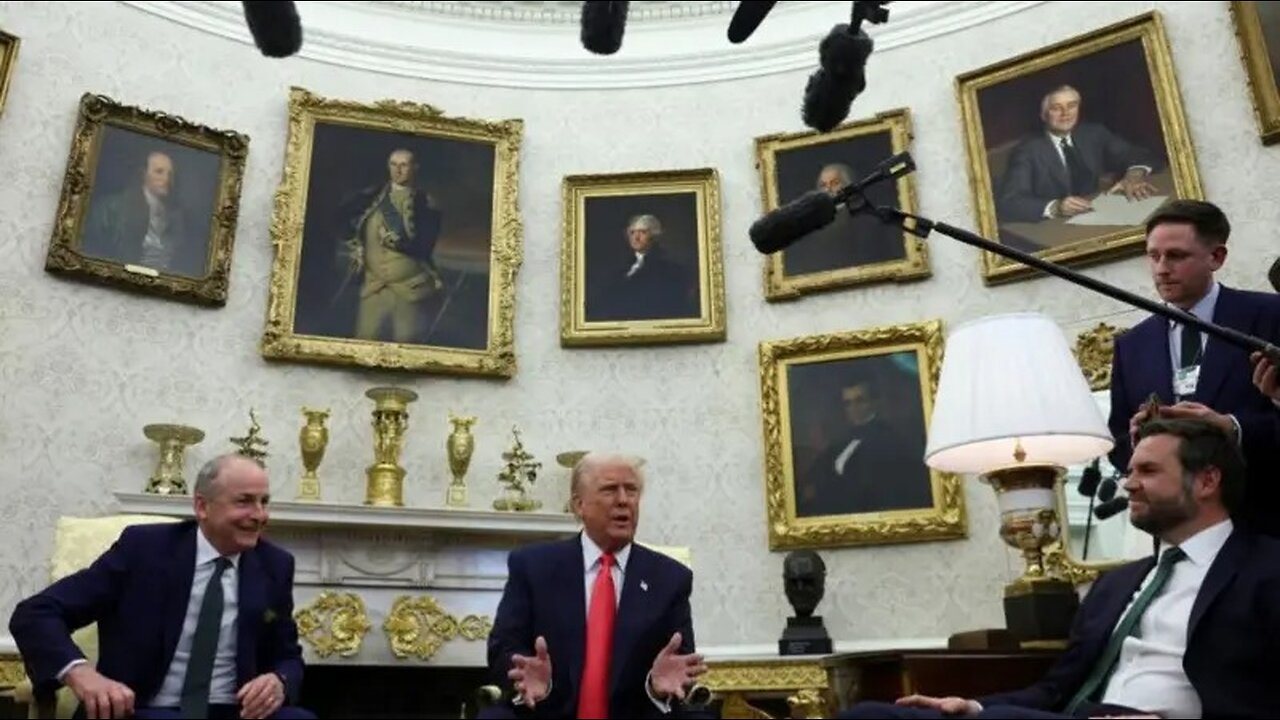 WATCH: President Trump meets with Ireland Prime Minister at White House