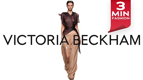 Victoria Beckham - Spring Summer 2025 - Ready to Wear Show Highlights