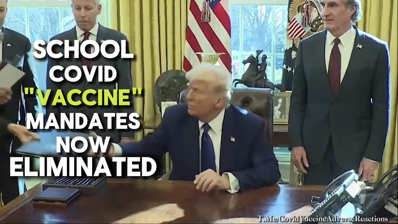 Trump Signed Executive Order to Remove Funding of Any School That Gives a Covid "Vaccine" Mandate
