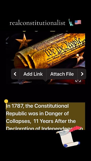 🗽 The Advent of “The Constiturion of the Republc of the United States of America” 🗽