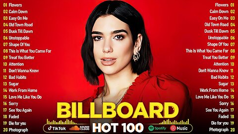 Dua Lipa, Adele, Maroon 5, Rihanna, The Weeknd - Pop music 2025*ROAD 100 SUBS*