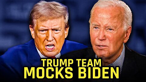 Trump's Camp Is Mocking Biden For Being A Good Person