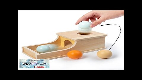 Kid Educational Toy Children Montessori Object Permanence Box Hammer Box Macaron Wooden Review