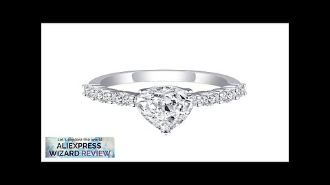 CVD HPHT Pear Lab Growm Diamond Ring 2ct E VS1 18K Gold Review