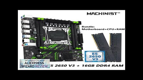 MACHINIST X99 PR9 Motherboard Kit LGA 2011-3 Set With Intel Xeon E5 Review