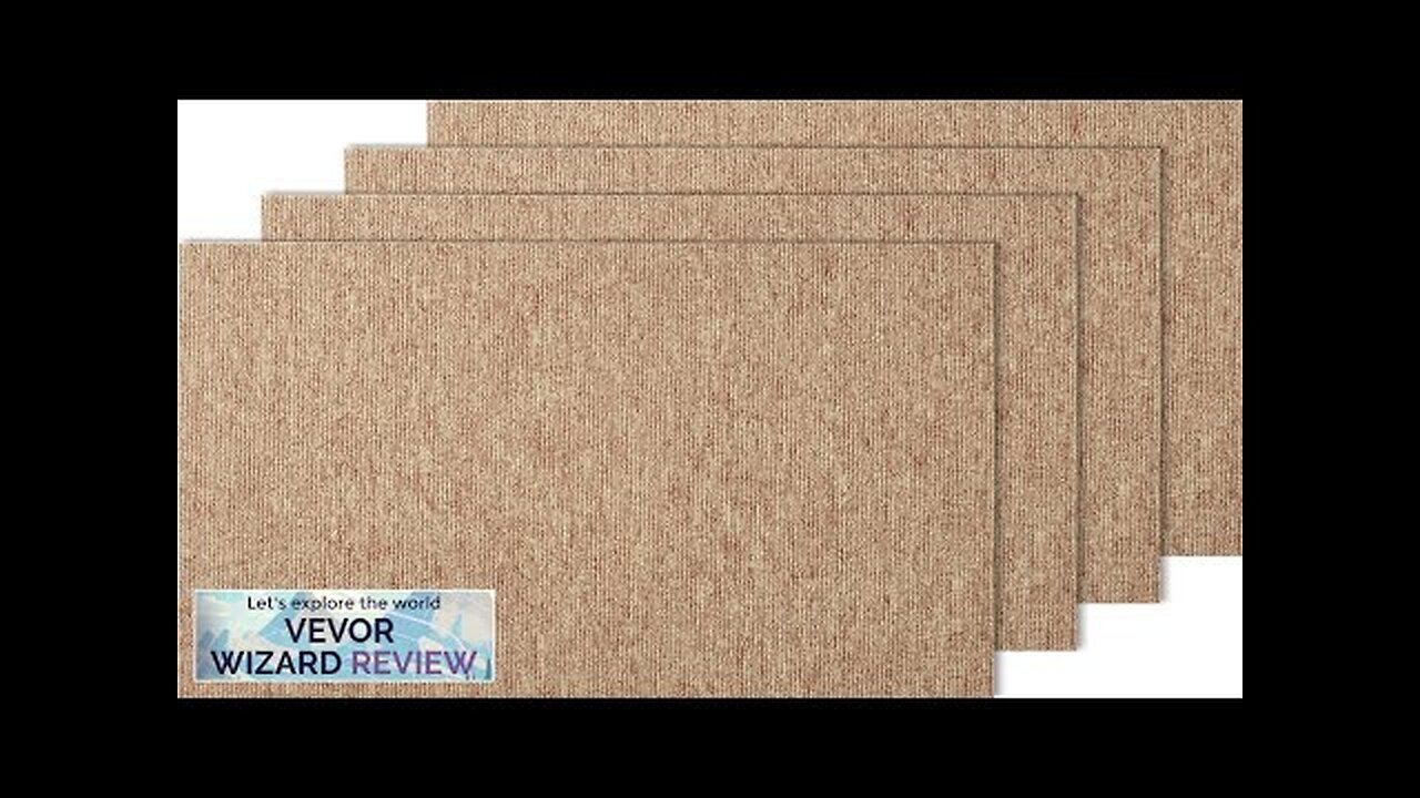 VEVOR Carpet Tiles Reusable 20"x 20" Carpet Squares With Padding Attached Soft Review