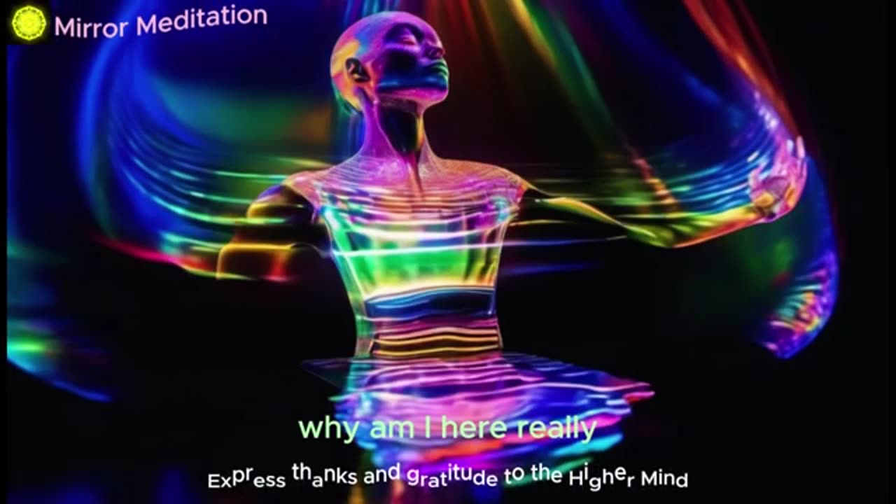 ✨Mirror Meditation Q2: Ask the Higher mind, Why are you here, really? Why am I here, really? 🙏