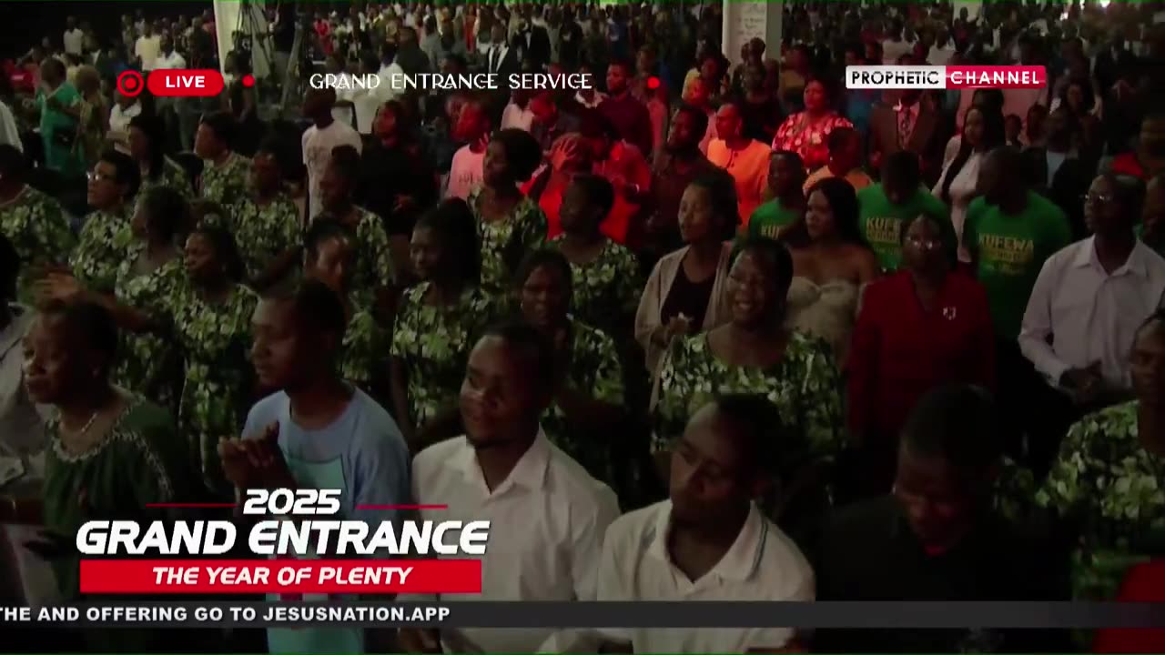 2025 Grand Entrance Service LIVE - ECG - The Jesus Nation Church - 12.01.2025