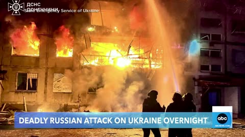 Deadly Russian attack on Ukraine overnight