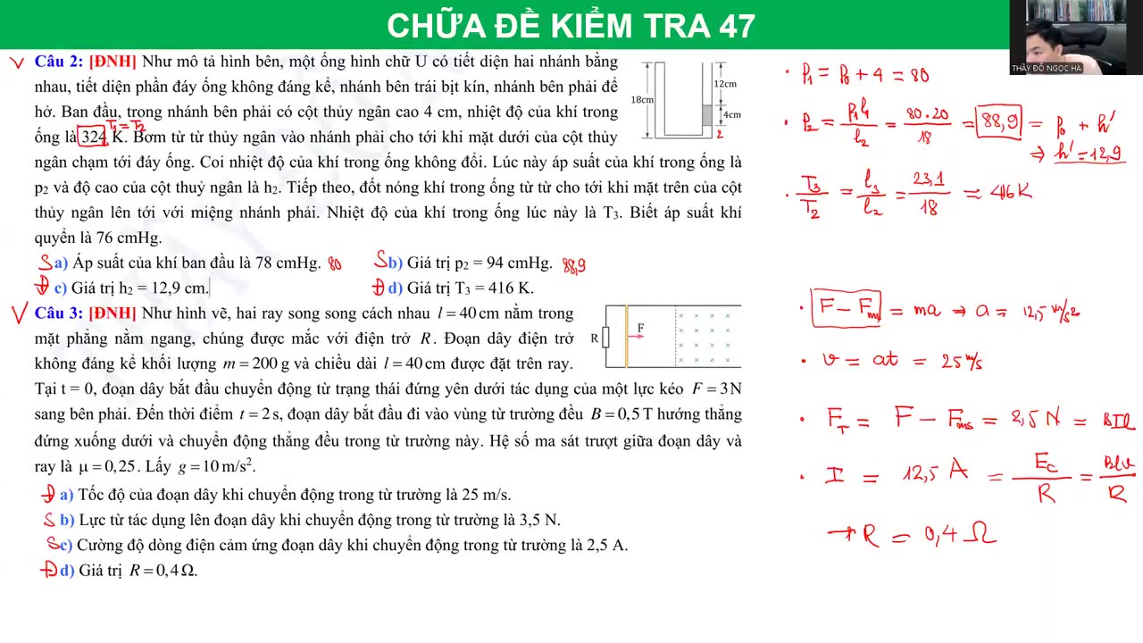 BUỔI 48 : XỬ LÍ SỐ LIỆU TRONG THÍ NGHIỆM