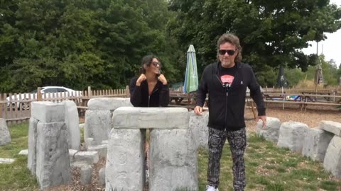 The Jimbo and Jackie Show visit Mini Stonehenge