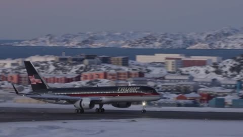 Trump Force One lands in Greenland with President Trump’s allies