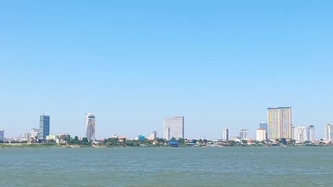 Mekong River View in Phnom Penh