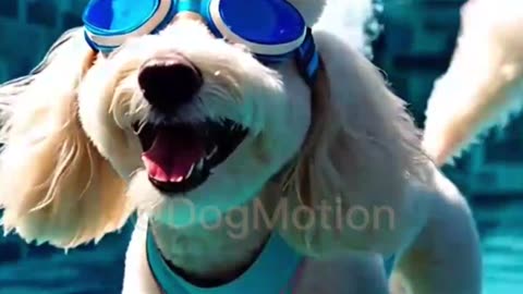 The Poodle Who Swims Like a Pro #pets #cute #funny