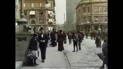 Denmark 1902: A Glimpse of Street Life in Color