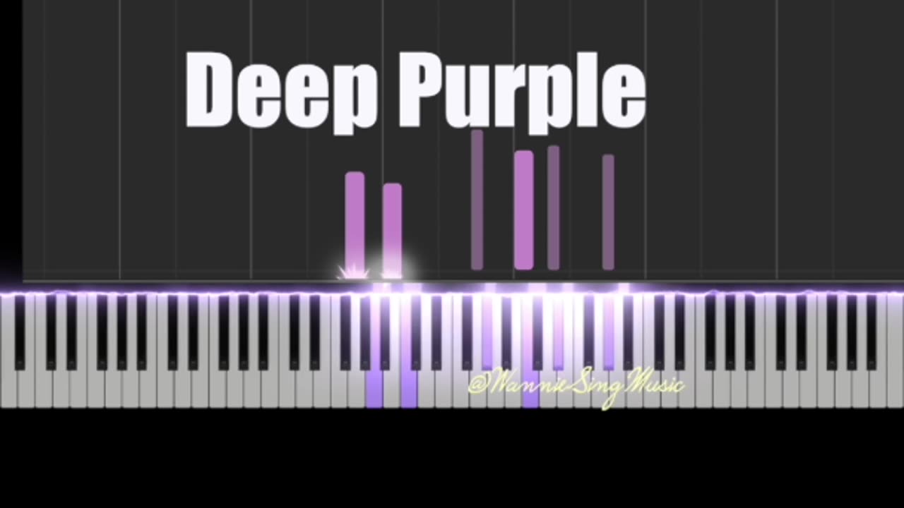 Deep purple piano