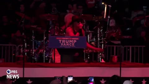 Kid Rock performs at Trump 'victory rally' on eve of Inauguration Day