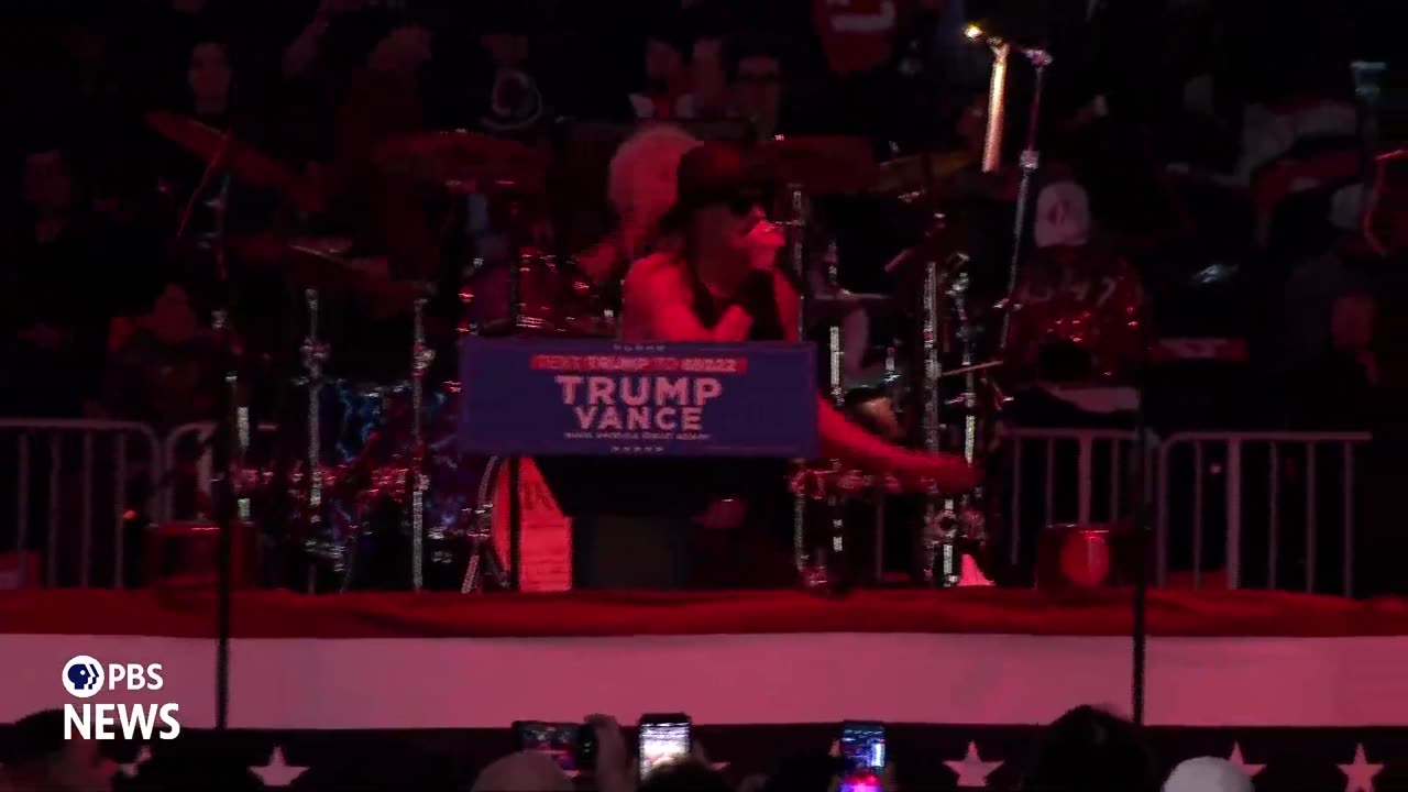 Kid Rock performs at Trump 'victory rally' on eve of Inauguration Day