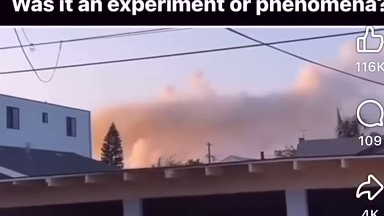 Mysterious Explosions in the Clouds Over Central LA