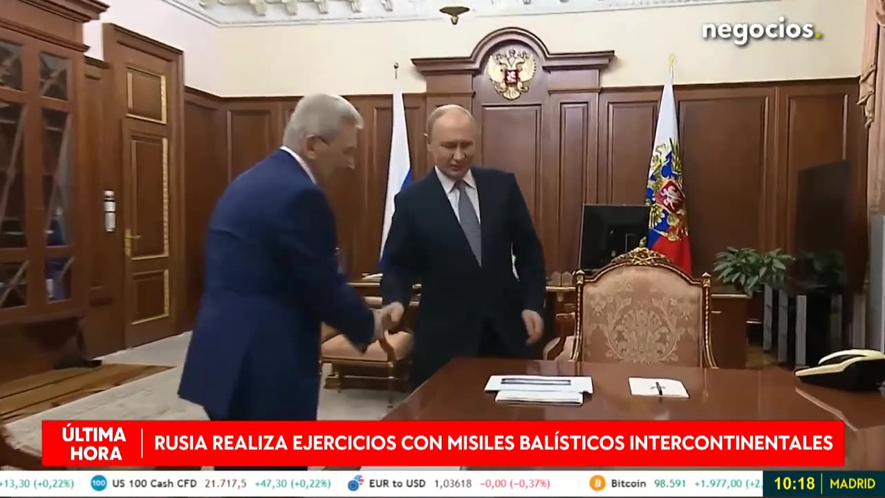 ÚLTIMA HORA | Rusia realiza ejercicios con misiles balísticos intercontinentales