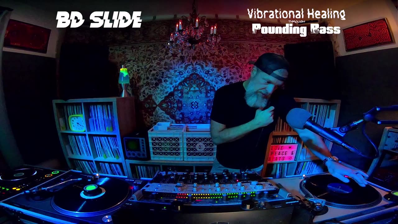 BD Slide, All Vinyl, Live Underground House DJ, Vibrational Healing Through Pounding Bass, 2/23/25