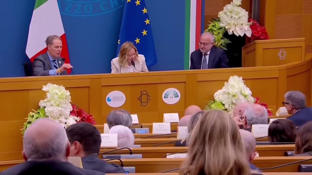 🔴 Conferenza stampa del Pres. Giorgia Meloni dall'Aula dei Gruppi Parlamentari (09.01.2025)