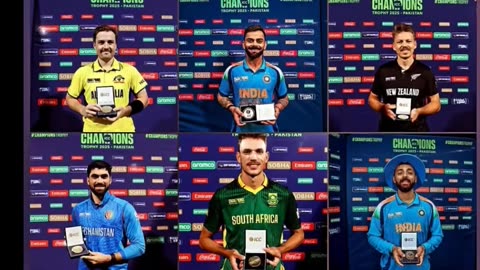 All Player of the matches in Champions Trophy-2025. They all deserve a like the comments.