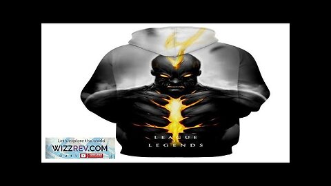 League of Legends Brand Burning Vengeance Cool Design Hoodie Review