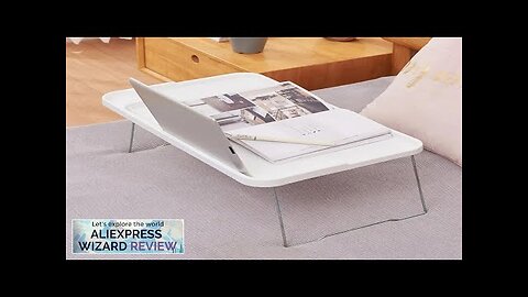 Laptop Bed Table Breakfast Tray Table Portable Folding Laptop Table with Non-slip Review