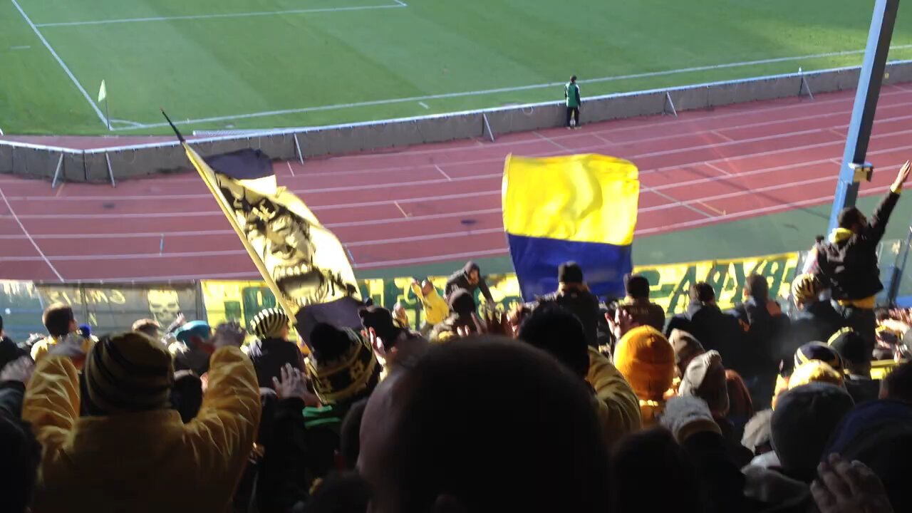 AEL Limassol vs Apoel Nicosia. AEL fans copycat Panathinaikos chant _Xorto Magiko_