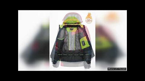 Men 2024 Winter New Outdoor Jet Ski Snow Warm Parkas Jacket Coat Review