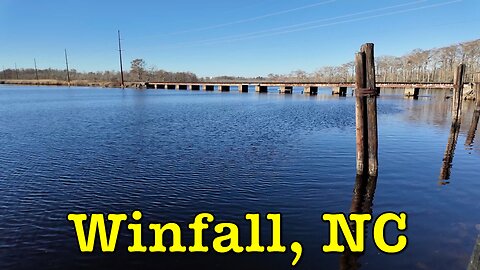 I'm visiting every town in NC. Winfall, North Carolina