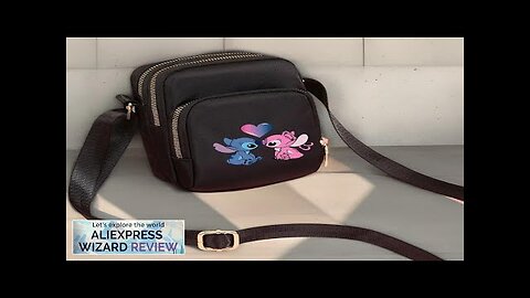 Minnie Mouse Lilo & Stitch Canvas One Shoulder Bag Womens Bag Korean Review