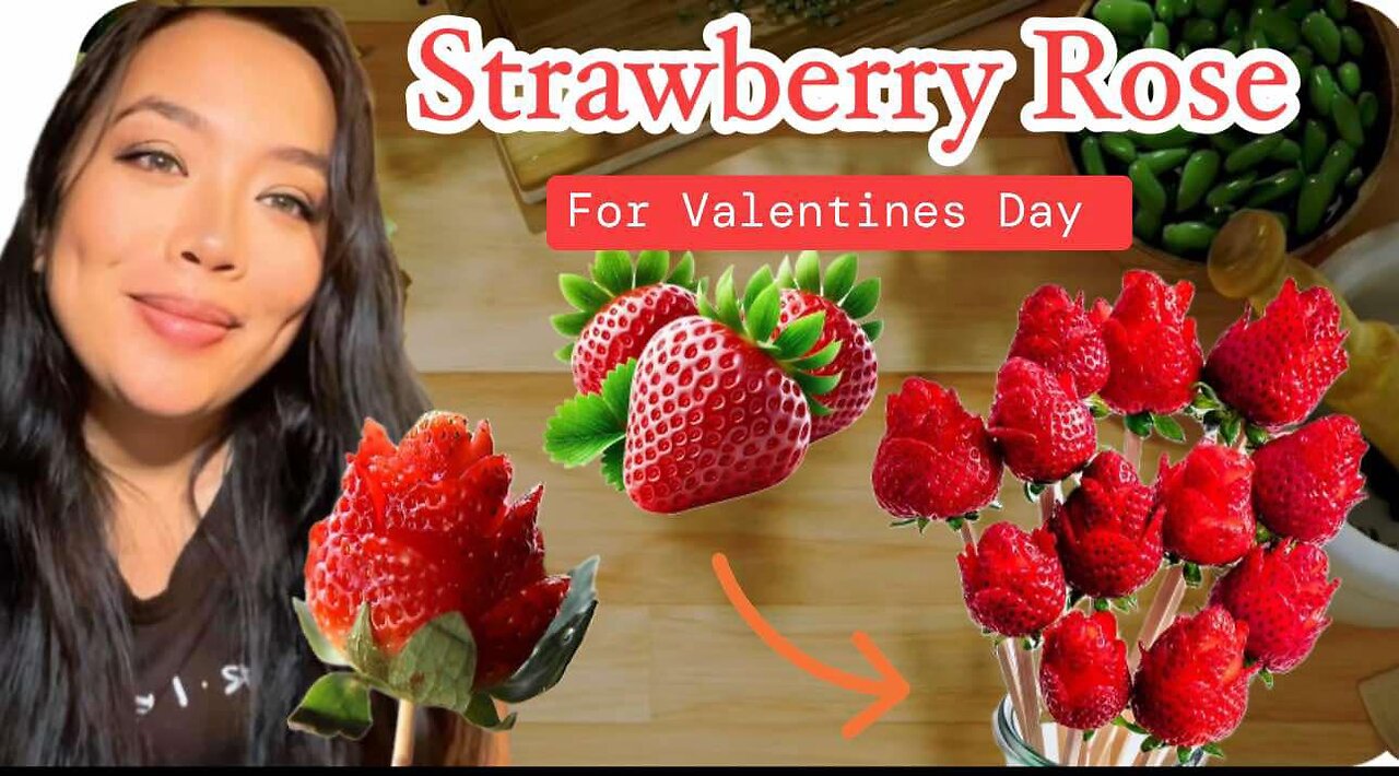 Strawberry Roses Perfect for Valentine’s Day