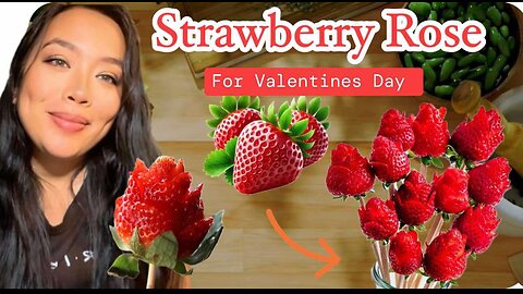 Strawberry Roses Perfect for Valentine’s Day