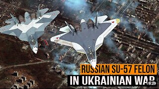 Russia increases the role of Su-57 Felon in the Ukraine war for the DENAZIFICATION