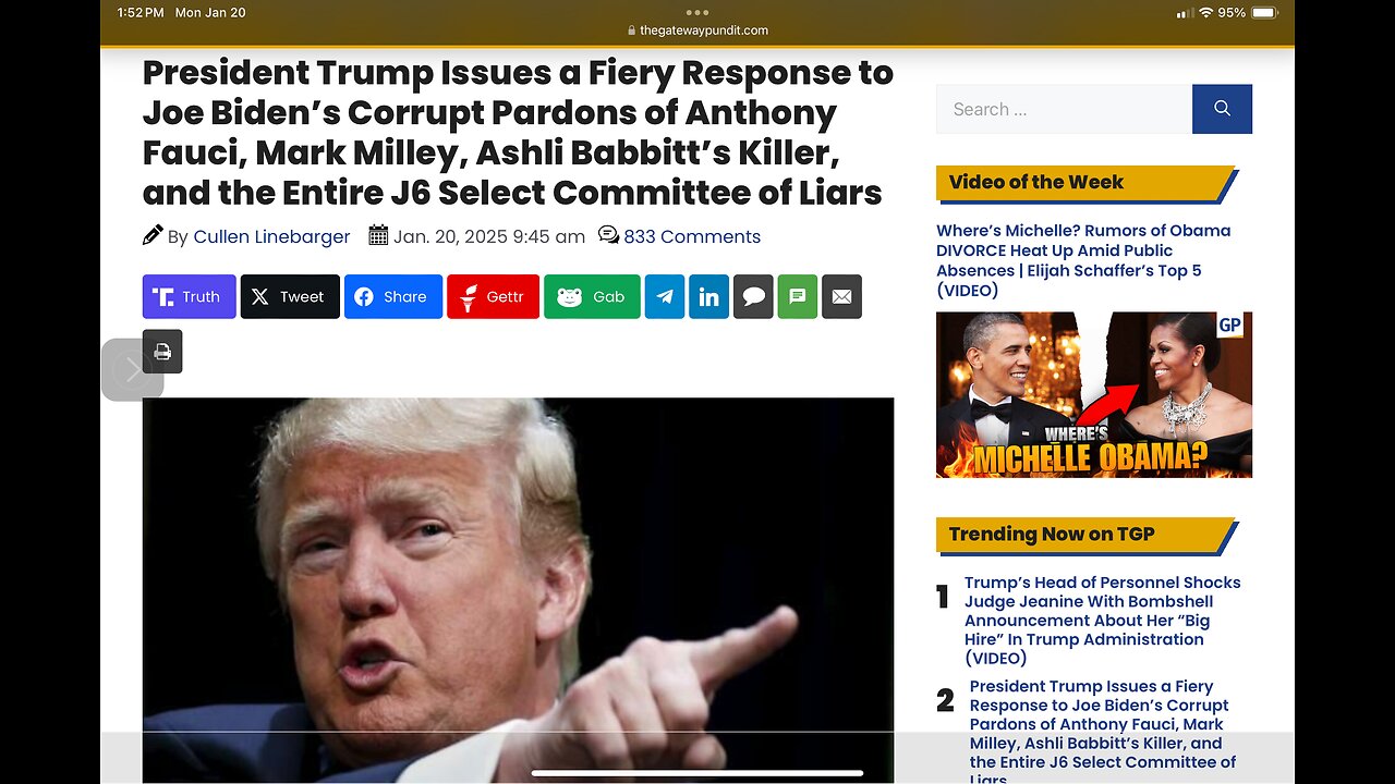 Trump Issues a Fiery Response to Joe Biden’s Corrupt Pardons of Anthony Fauci, Mark Milley … Liars