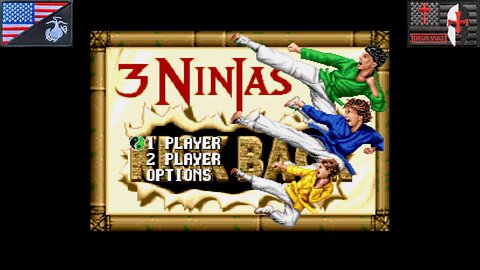 3 Ninjas Kick Back (Sega Genesis - Attract Mode) [NA Only]